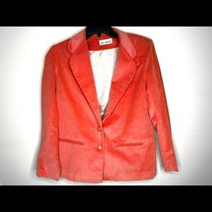 Salmon colored blazer